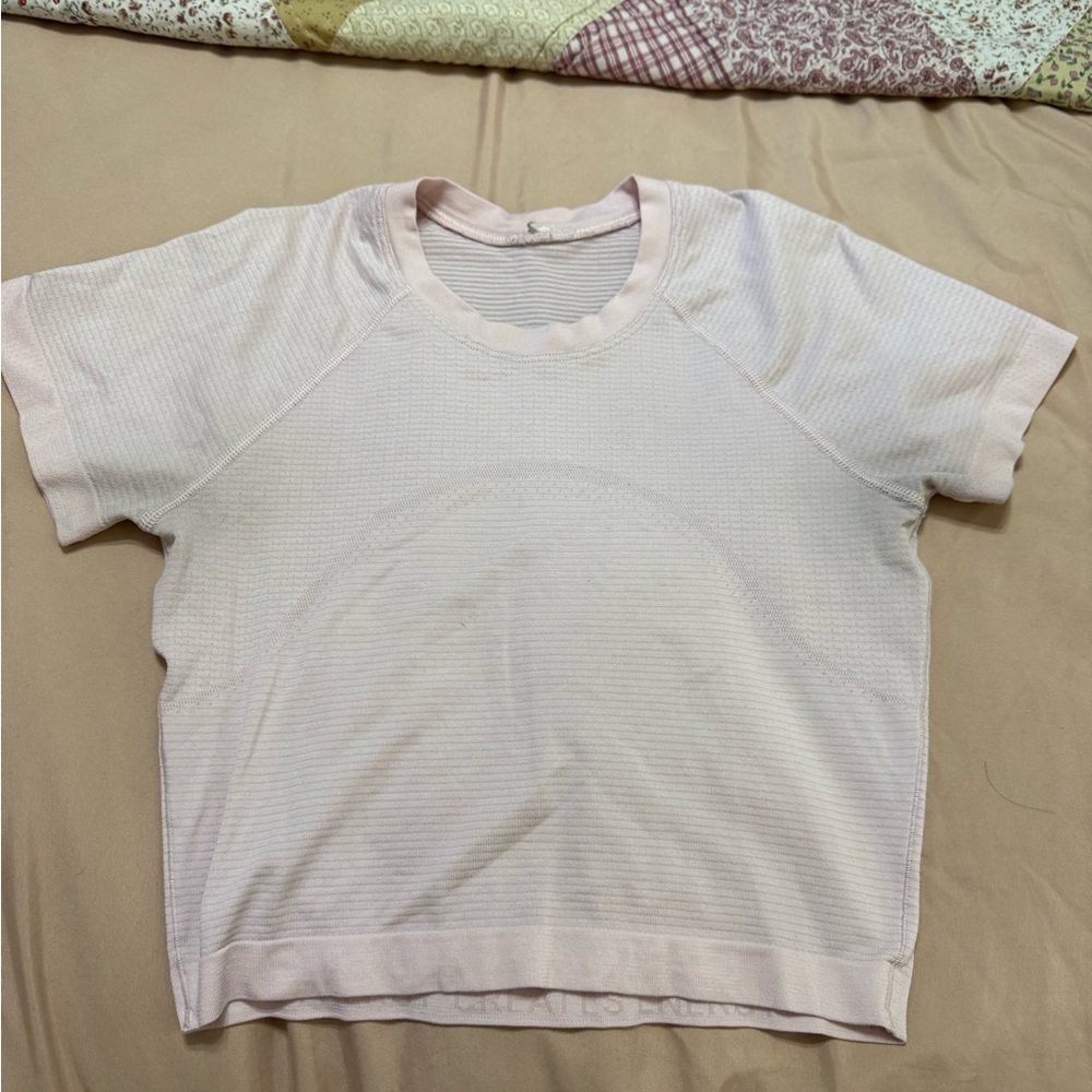 lululemon athletica Pink Short Sleeve Tee